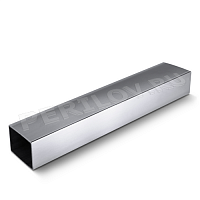 Труба 60х40х1,5 мм, aisi 304, 320 grit