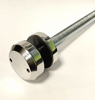 Стеклодержатель точечный d 50мм на плоскость, aisi 304, grit 600, М16 (литой)