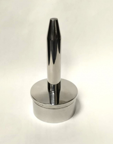 Наконечник на стойку 42,4х1,5мм, aisi 304 (внутренний, сварной, разборный)
