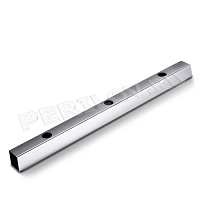 Труба 20х20х1,0 мм, aisi 304, 600 grit, (перфорация угол 30гр под трубу d16мм)