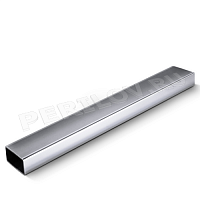 Труба 40х20х1,0 мм, aisi 430, 600 grit