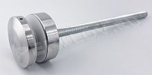 Стеклодержатель точечный d 50мм на плоскость, aisi 304, М12 (литой)
