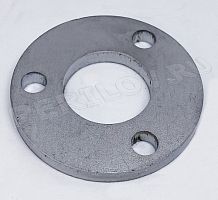 Фланец d 55мм, под трубу d 25мм, aisi 201 (t=5мм, 3 отв.)